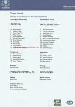 Everton v Middlesbrough 06-Nov-2005