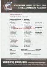 Scunthorpe United v Barnsley  28-Sep-2010