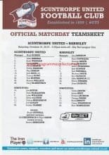 Scunthorpe United v Barnsley 31-Oct-2015