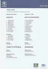 Everton v Bolton Wanderers 17-Dec-2005