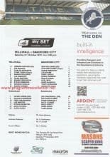 Millwall v Bradford City 31-Oct-2015