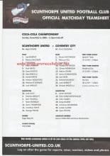 Scunthorpe United v Coventry City 06-Dec-2009