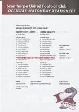 Scunthorpe United v Notts County  17-Nov-2012