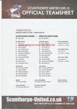Scunthorpe United v Preston North End  13-Aug-2011