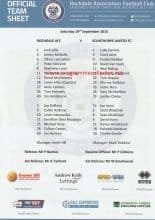 Rochdale v Scunthorpe United 19-Sep-2015