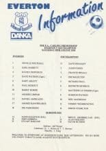 Everton v Southampton 26-Aug-1995