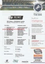 Millwall v Swindon Town  17-Oct-2015