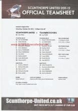 Scunthorpe United v Tranmere Rovers 29-Oct-2011