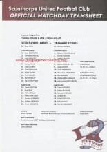 Scunthorpe United v Tranmere Rovers 02-Oct-2012