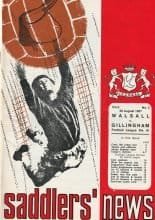 Walsall v Gillingham 28-Aug-1967