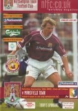 Northampton Town v Mansfield Town 28-Sep-2002