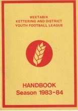 Weetabix Kettering & District Youth Football League Handbook 1983-84