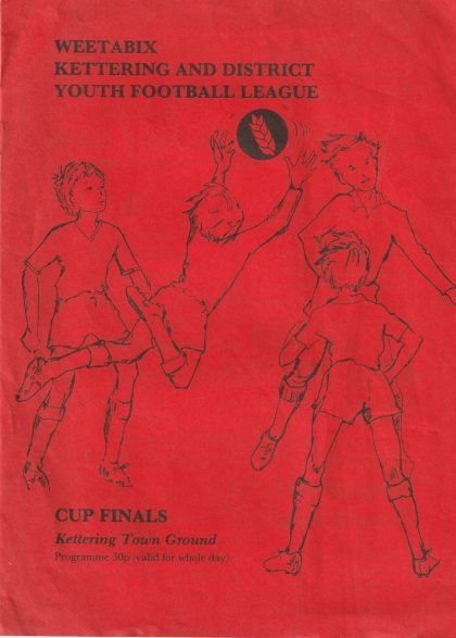 Weetabix Kettering & District Youth Football League Cup Finals 1982