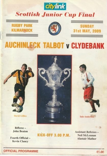Auchinleck Talbot v Clydebank   31-May-2009