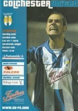 Colchester United v Barnsley   29-Oct-2002