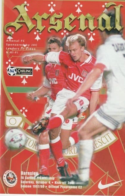 Arsenal v Barnsley 04-Oct-1997