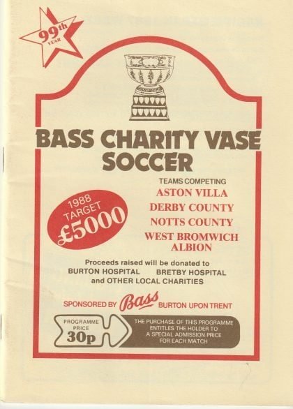 Bass Charity Vase 1988 -   3-12-Aug-1988