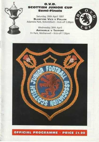 Arthurlie v Tayport   30-Apr-1997