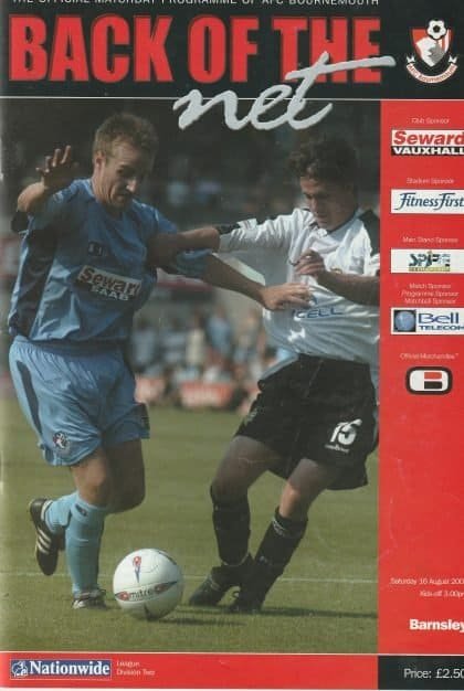 AFC Bournemouth v Barnsley 16-Aug-2003