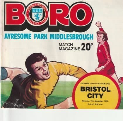 Middlesbrough v Bristol City 17-Nov-1979