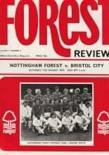 Nottingham Forest v Bristol City 17-Aug-1974