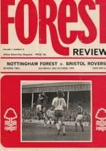 Nottingham Forest v Bristol Rovers  26-Oct-1974