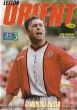 Leyton Orient v Cambridge United 05-Sep-1997