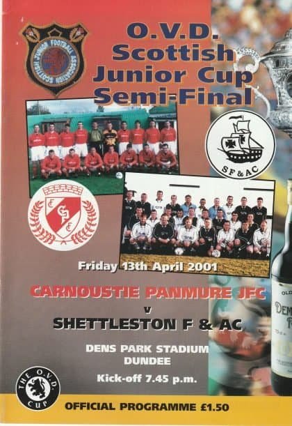 Carnoustie Panmure v Shettleston   13-Apr-2001