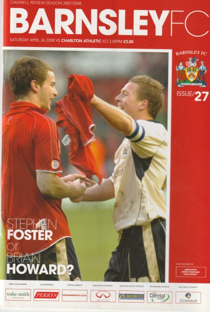 Barnsley v Charlton Athletic 26-Apr-2008