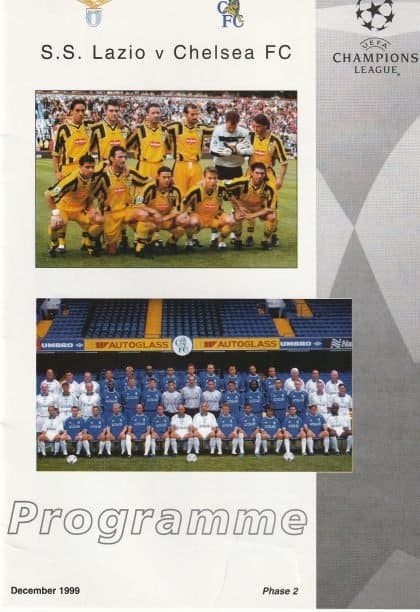 Lazio v Chelsea  07-Dec-1999