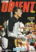 Leyton Orient v Chester City    08-Nov-1997