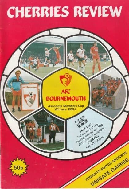 AFC Bournemouth v Everton 08-Oct-1985