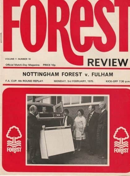 Nottingham Forest v Fulham  03-Feb-1975