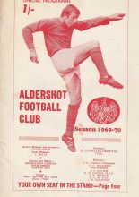 Aldershot v Gillingham  13-Aug-1969