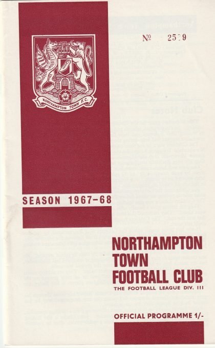 Northampton Town v Gillingham  16-Dec-1967