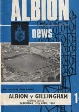 Brighton and Hove Albion v Gillingham 19-Apr-1969