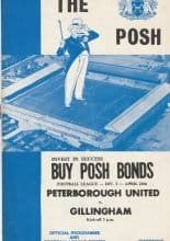 Peterborough United v Gillingham   20-Apr-1968