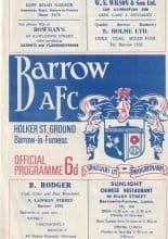 Barrow v Gillingham 21-Oct-1967