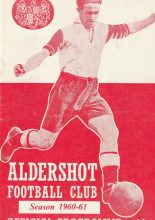 Aldershot v Gillingham    21-Jan-1961