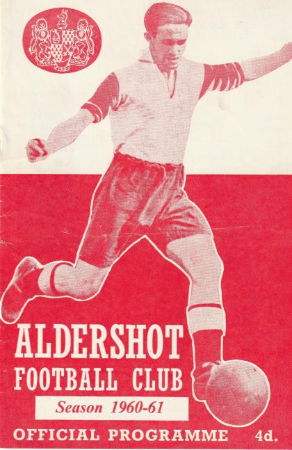 Aldershot v Gillingham    21-Jan-1961