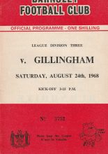 Barnsley v Gillingham 24-Aug-1968