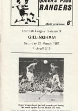 Queens Park Rangers v Gillingham 25-Mar-1967