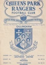 Queens Park Rangers v Gillingham  26-Dec-1957