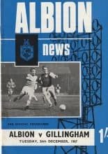 Brighton and Hove Albion v Gillingham 26-Dec-1967