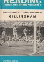 Reading v Gillingham 03-Feb-1968
