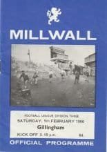 Millwall v Gillingham  05-Feb-1966