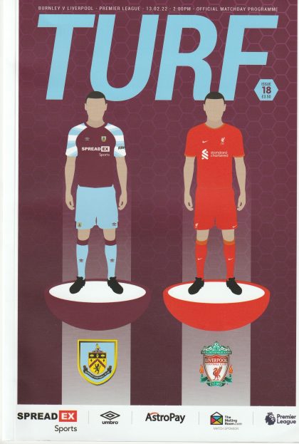 Burnley v Liverpool 13-Feb-2022