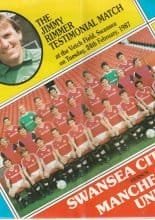 Swansea City v Manchester United 24-Feb-1987