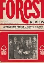 Nottingham Forest v Notts County 28-Dec-1974