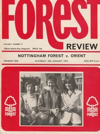 Nottingham Forest v Leyton Orient   18-Jan-1975